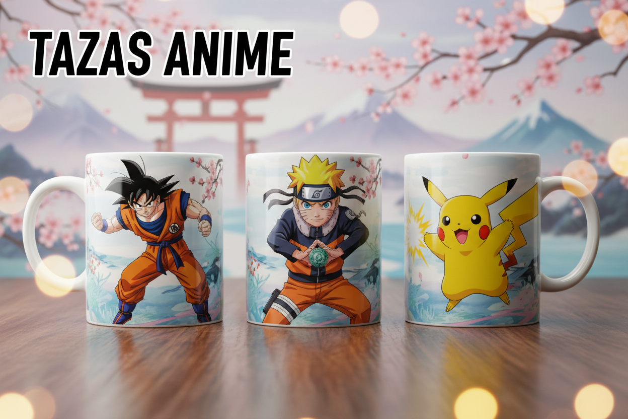 TAZAS ANIME COLECCIÓN