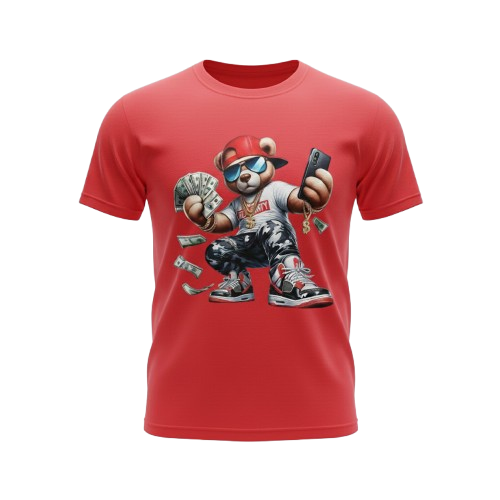 CAMISETA OSITO ROJO