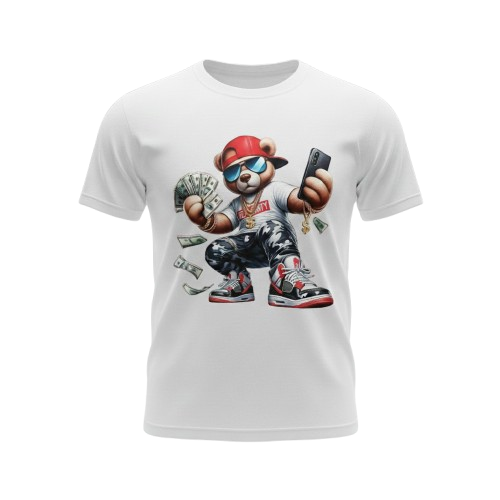 CAMISETA OSITO BLANCA