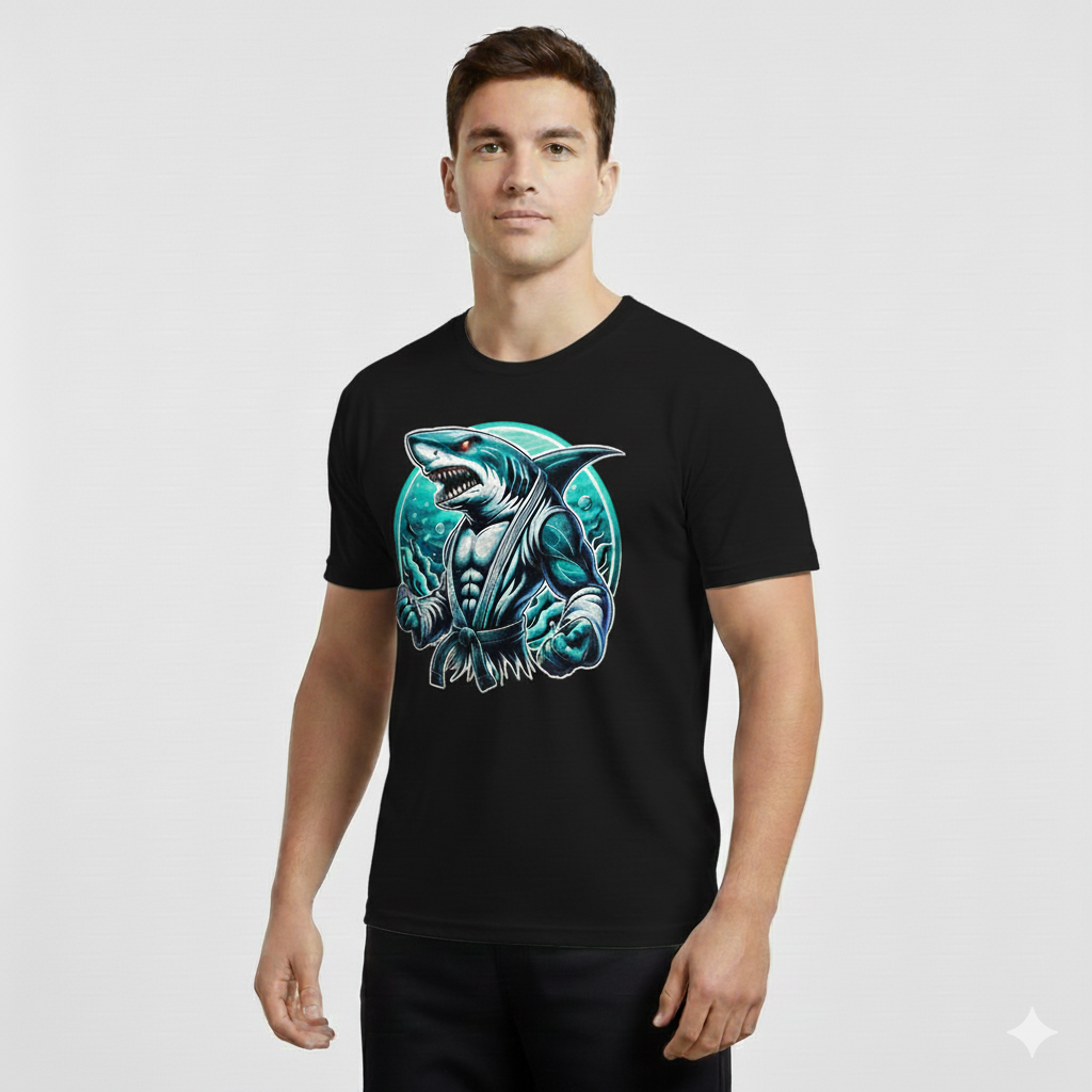 Camiseta_de_Jiu_Jitsu_Shark_unisex
