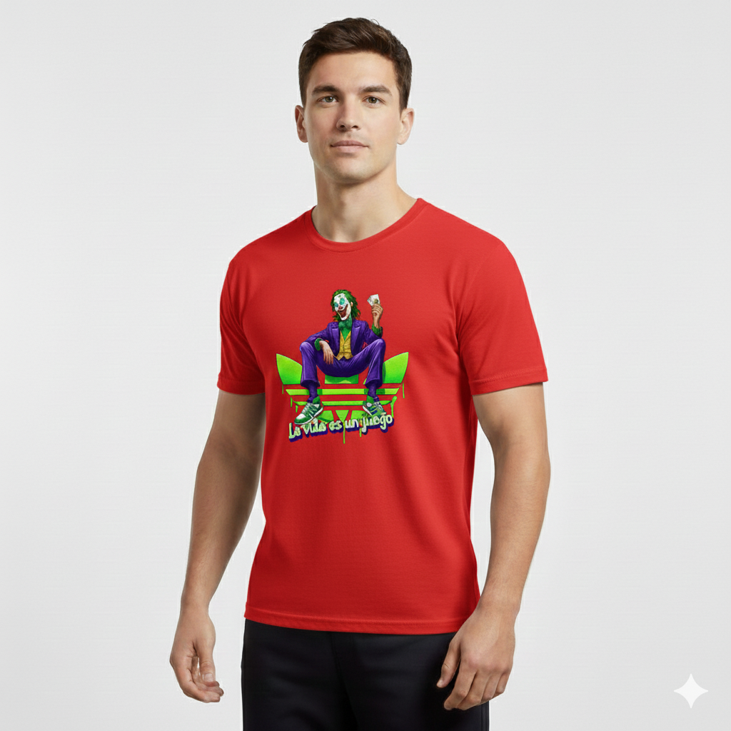 Camiseta del Joker la vida es un juego