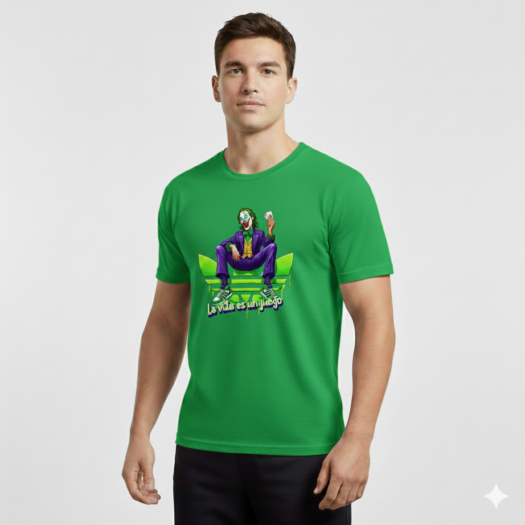 Camiseta del Joker la vida es un juego