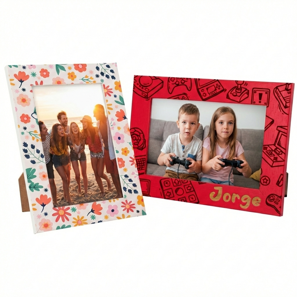 Portafotos personalizado con nombre para alguien especial 