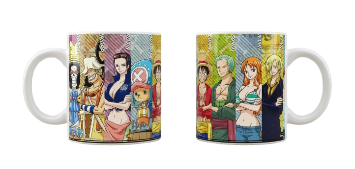 TAZA DE PERSONAJES DE ONE PIECE
