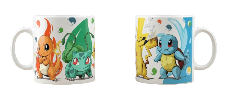 TAZA POKÉMON ENFADADOS